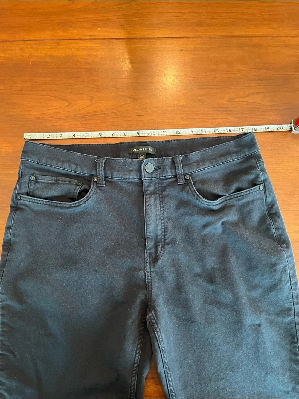 Banana Republic Soft Classic Black Denim Jeans Men’s 36x34